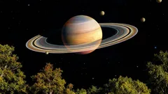 Saturn letos v září předvede neobyčejné divadlo na noční obloze