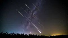 Říjnové meteorické roje 2025: kdy a kde pozorovat Orionidy, Draconidy a další padající hvězdy