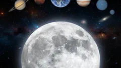 Co je ten jasný objekt viditelný vedle Měsíce? Zjistěte, jaká planeta právě teď zdobí oblohu